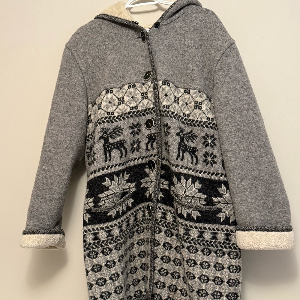 Vintage Simons Wool Nordic Design Coat